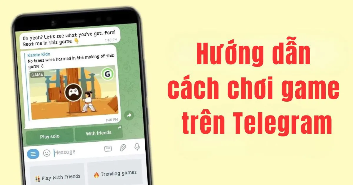 Chơi game trên Telegram Khám phá thế giới giải trí mới